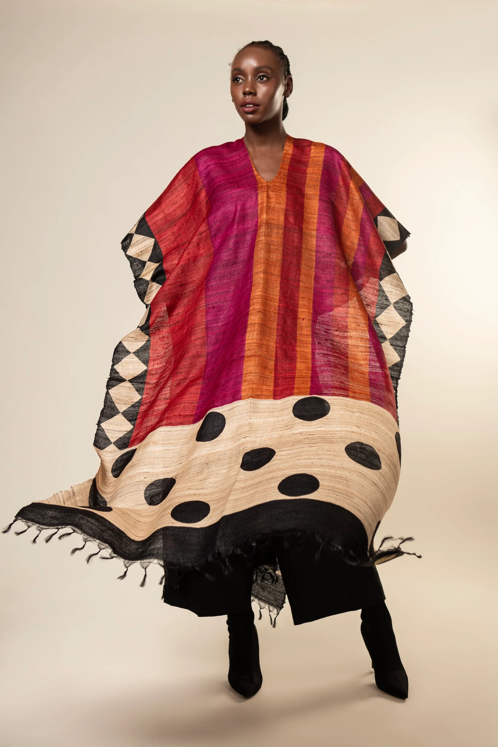 Aeshaane Tussar Peace Silk 3-in-1 Capes (Click for more options) - Image 11