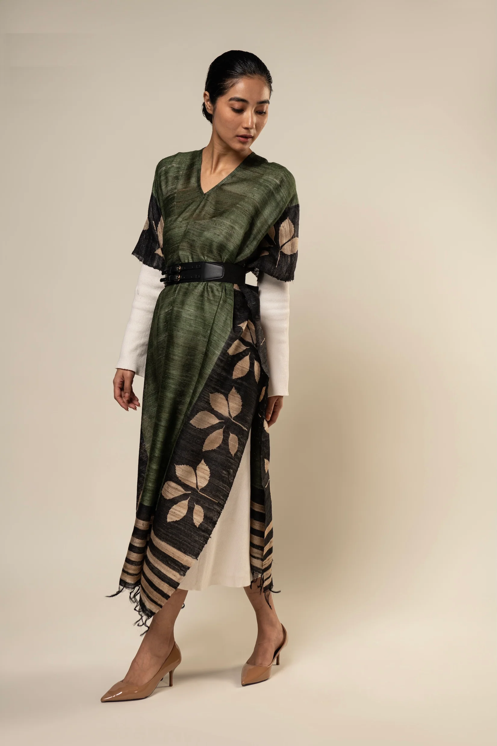 Aeshaane Tussar Peace Silk 3-in-1 Capes (Click for more options) - Image 22