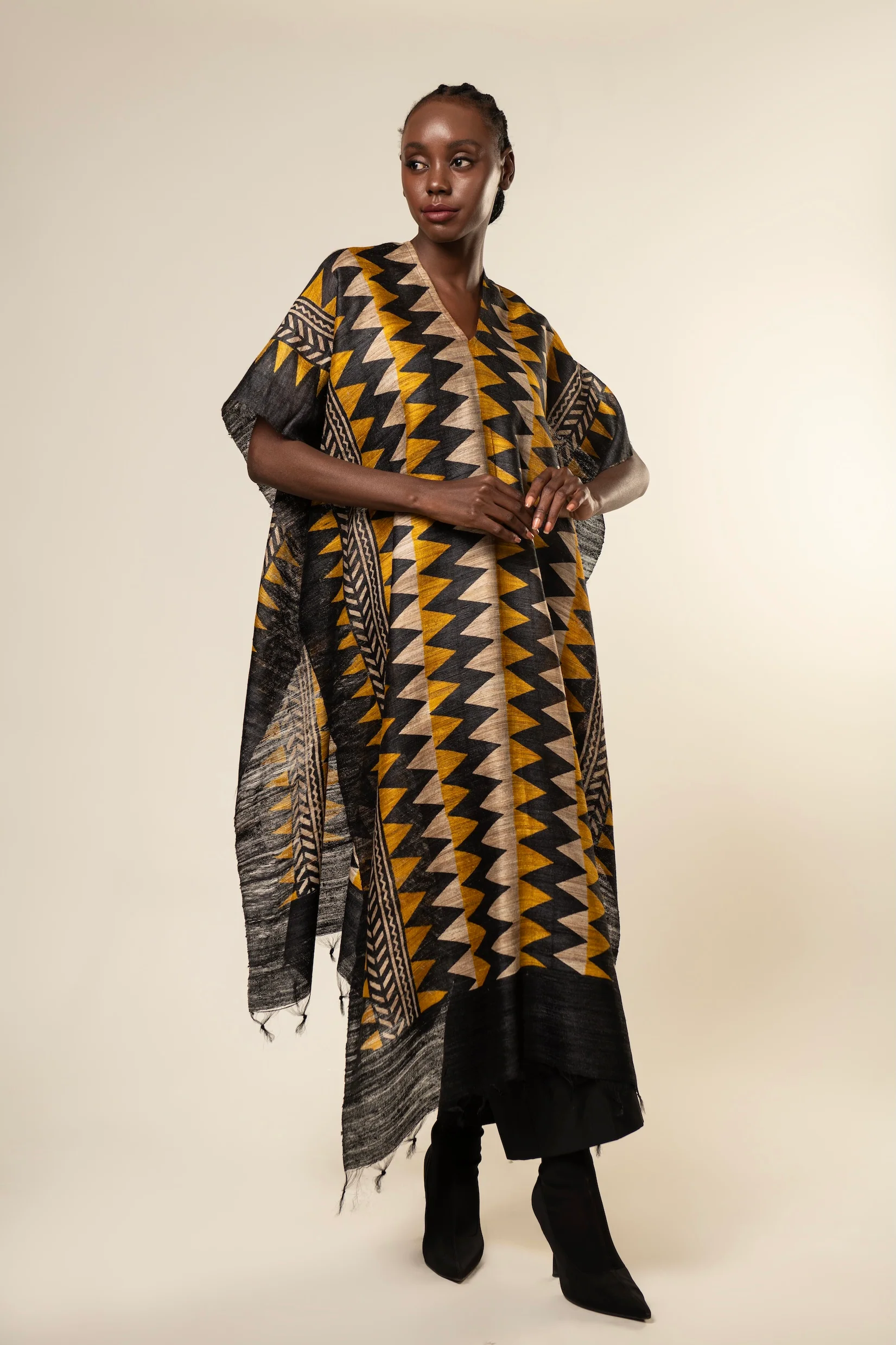 Aeshaane Tussar Peace Silk 3-in-1 Capes (Click for more options) - Image 29