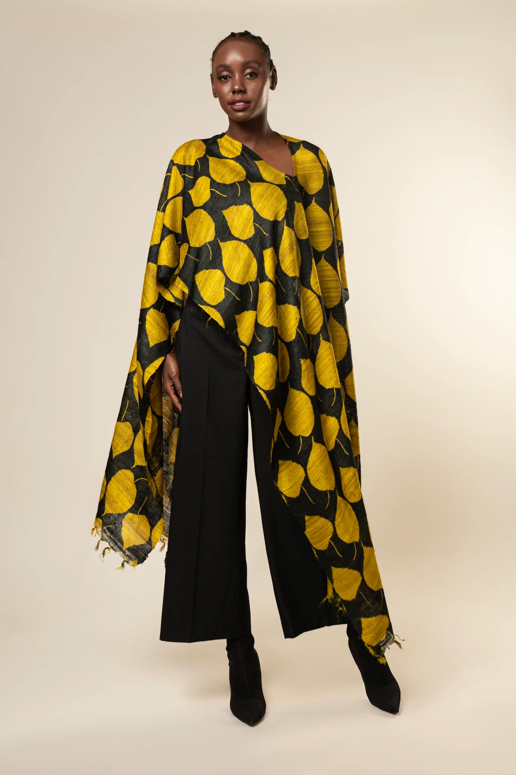 Aeshaane Tussar Peace Silk 3-in-1 Capes (Click for more options) - Image 8