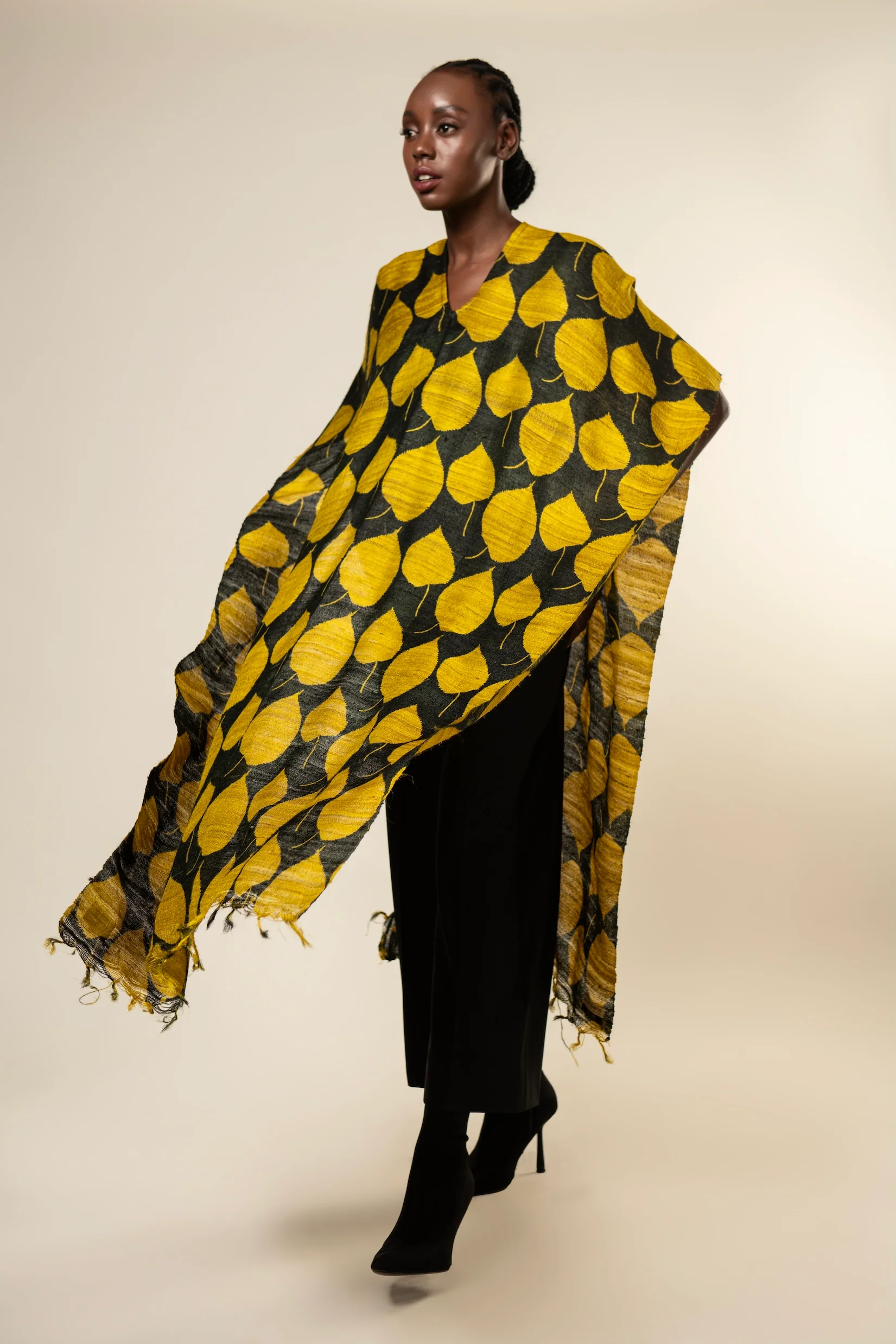 Aeshaane Tussar Peace Silk 3-in-1 Capes (Click for more options) - Image 9