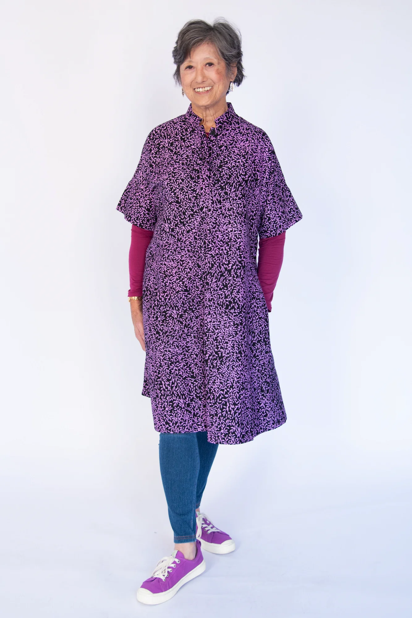 Amethyst Short Sleeved Dress - Image 5