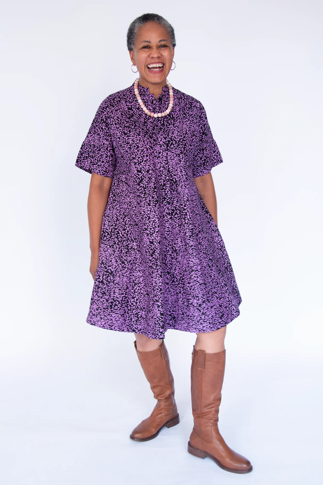 Amethyst Short Sleeved Dress - Image 8
