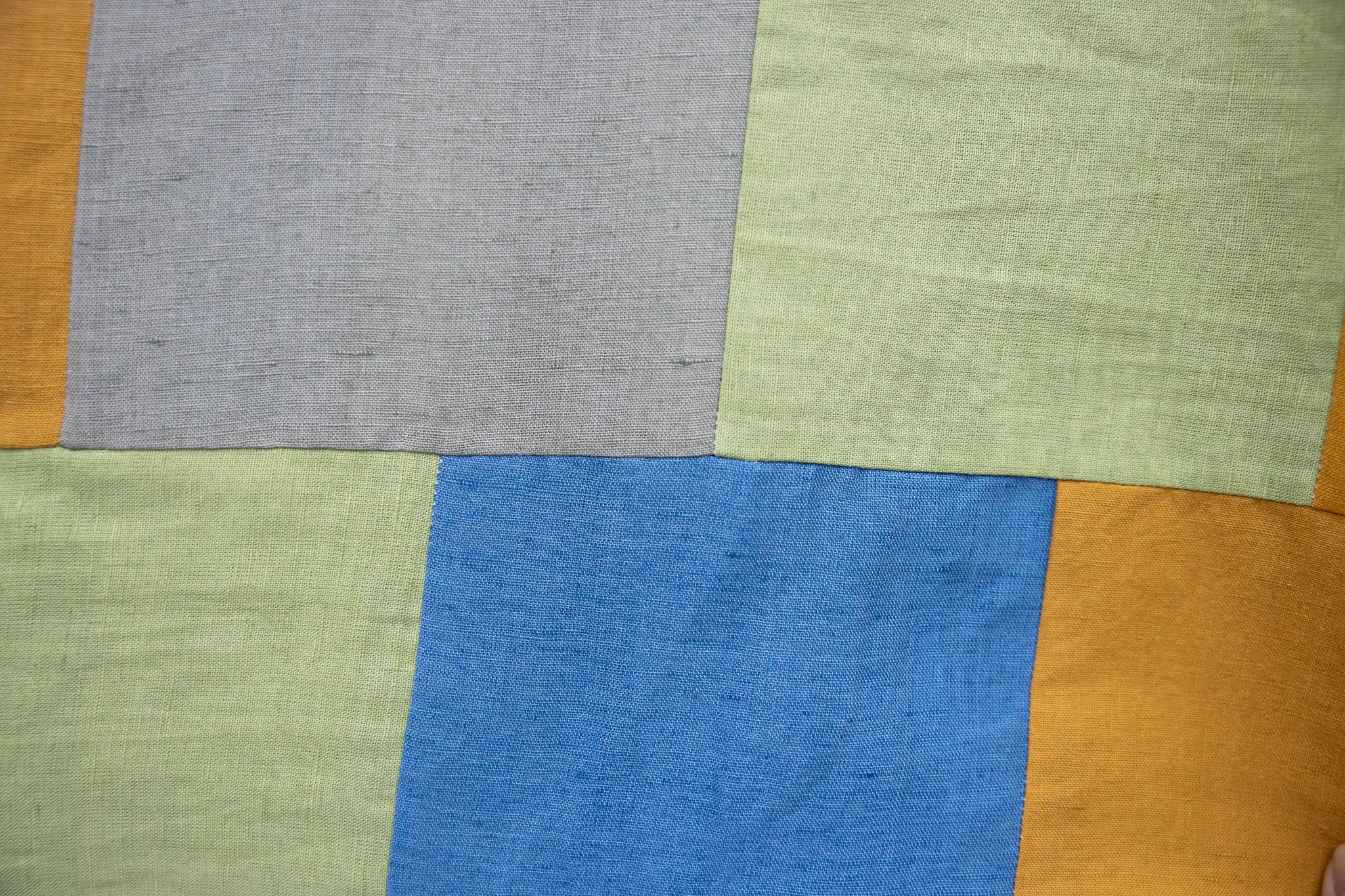 Citrus Patchwork Sleeveless Shirt - Image 3