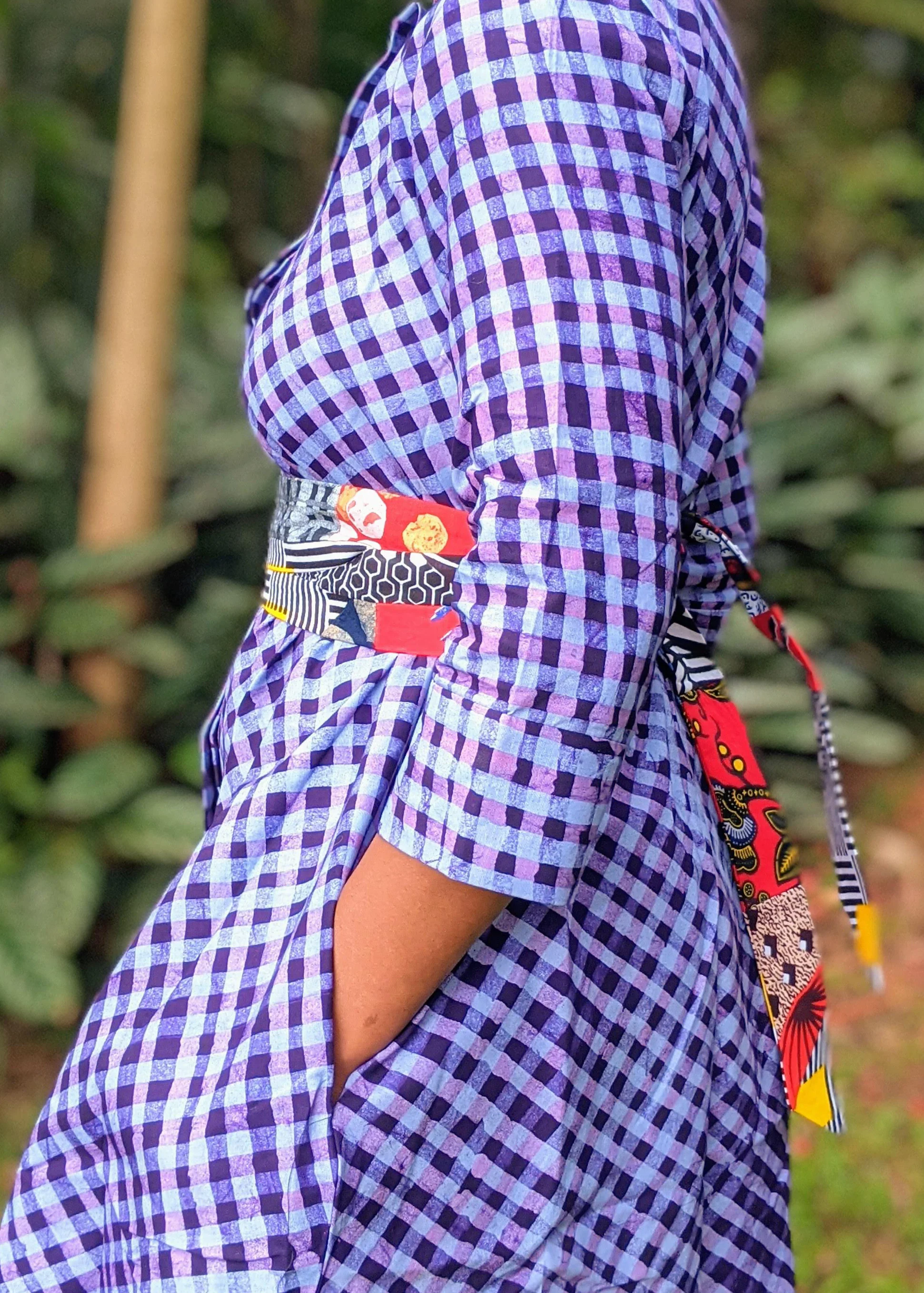 Classic Upcycled Patchwork Belt - Image 2