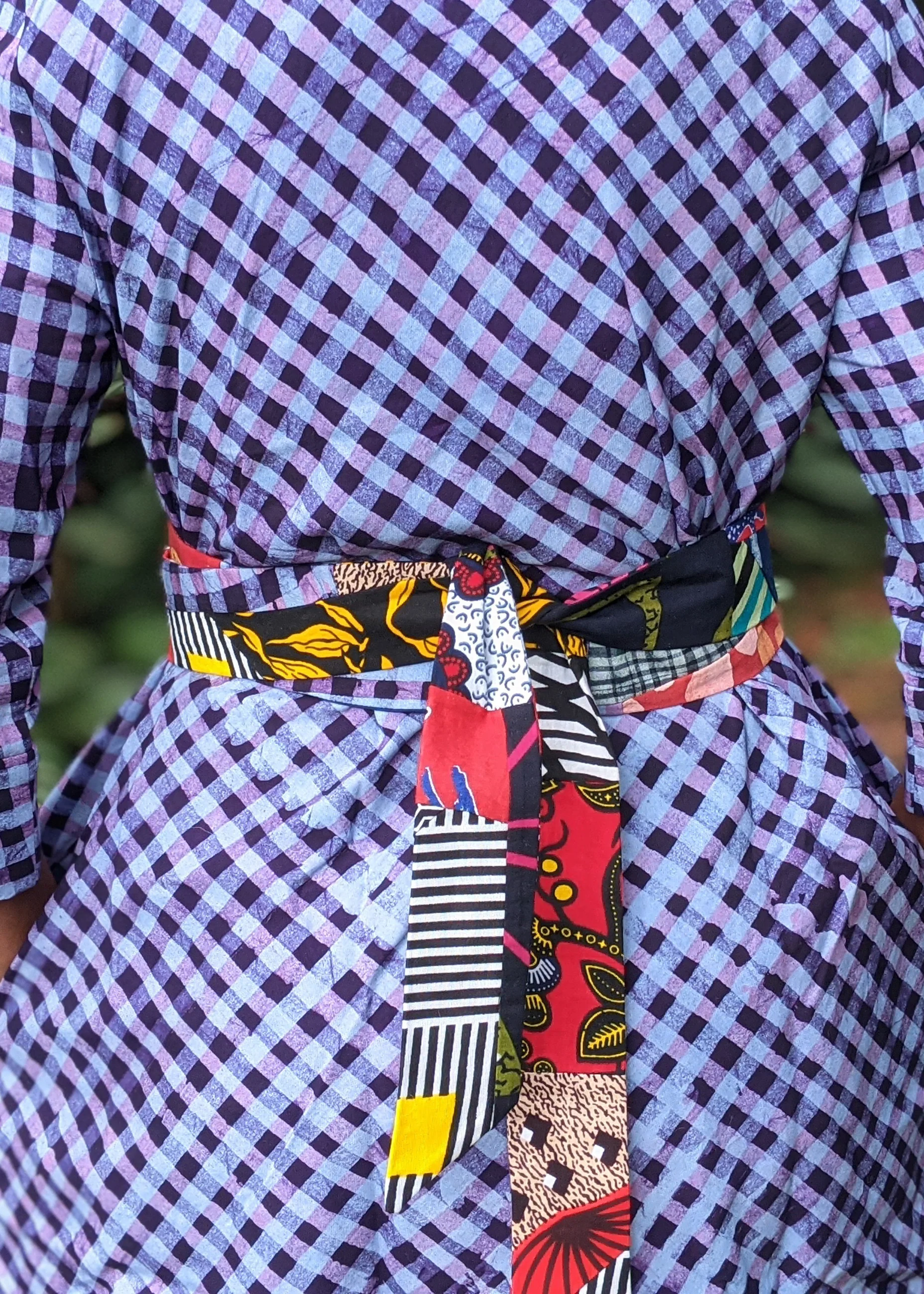 Classic Upcycled Patchwork Belt - Image 3