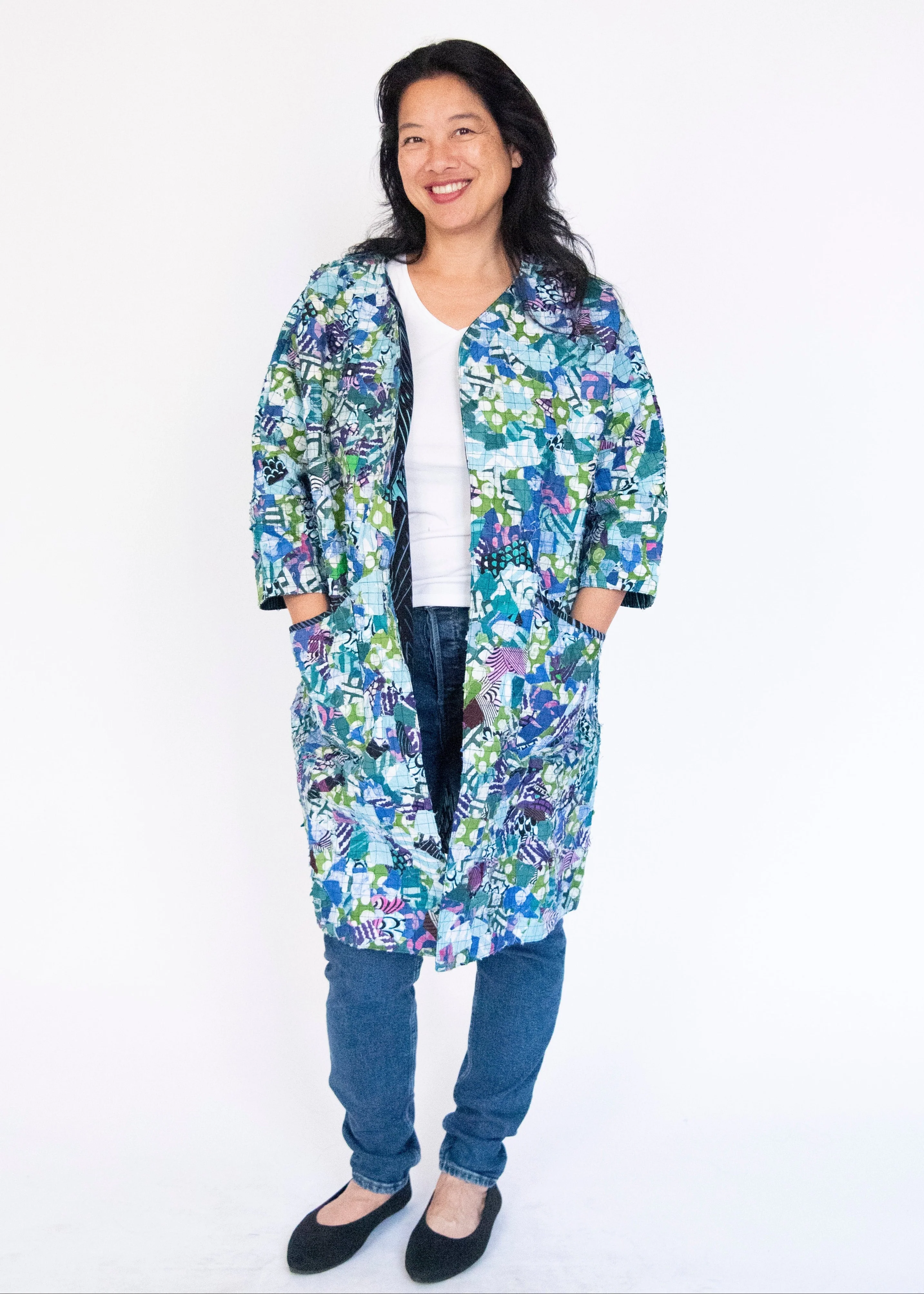 Confetti Open Front Coat - Image 3