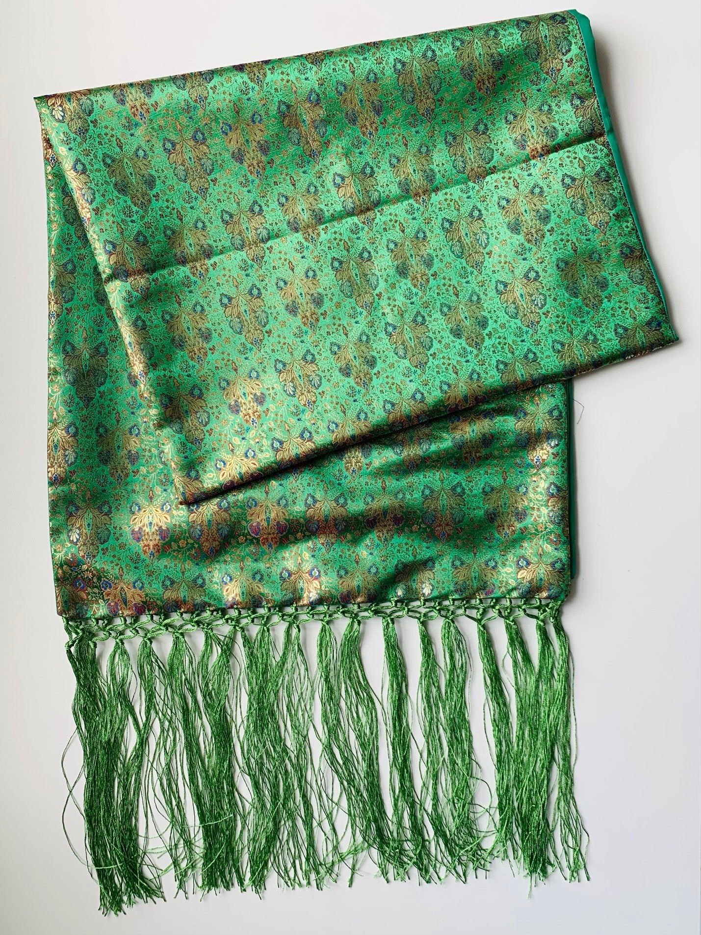 Silk Brocade Scarves - Image 8