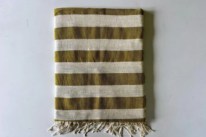 Ethiopian Handwoven Cotton Beach Towel - Image 4