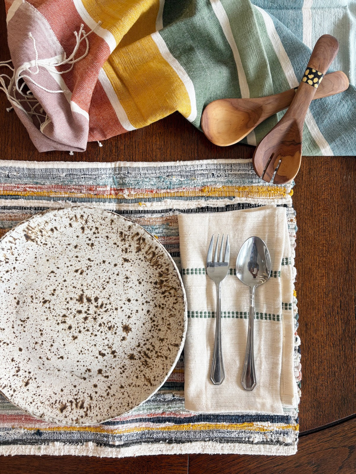 Ethiopian Handwoven Cotton Napkins | Set of 2 - Image 10