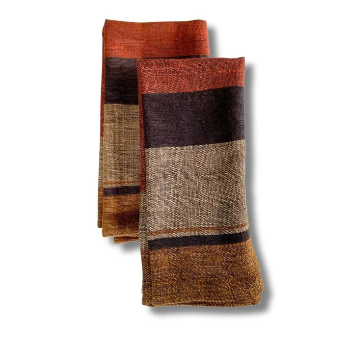 Ethiopian Handwoven Cotton Napkins | Set of 2 - Image 6