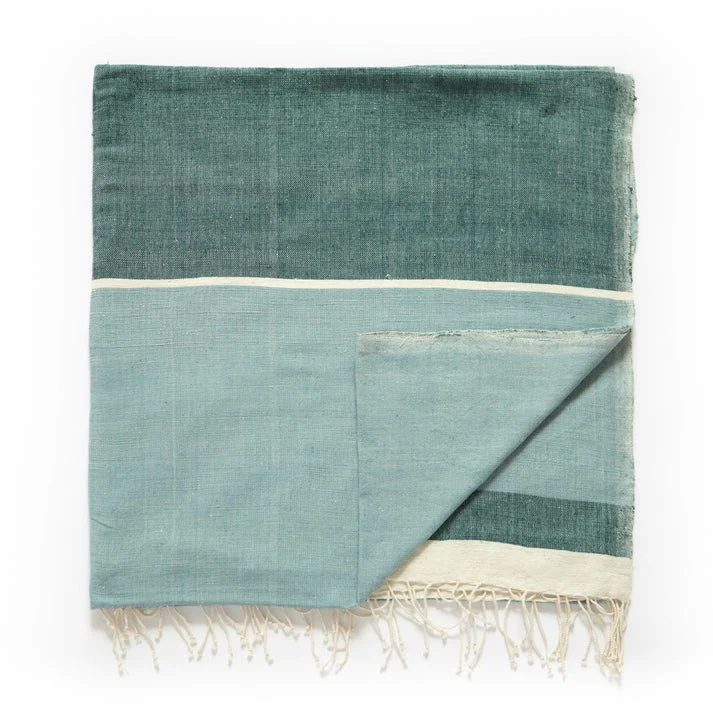 Ethiopian Handwoven Eco-Friendly Cotton Beach Towel - Image 3