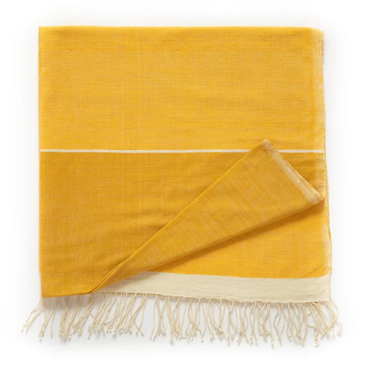 Ethiopian Handwoven Eco-Friendly Cotton Beach Towel - Image 7