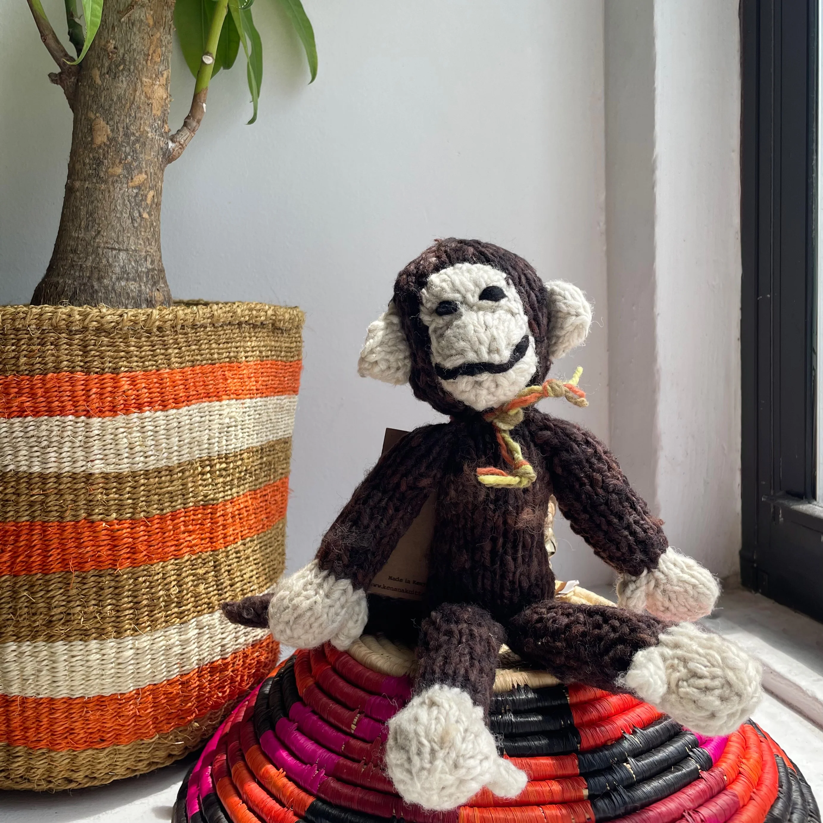 Hand-Knit Wool and Cotton Stuffed Animals - Image 4