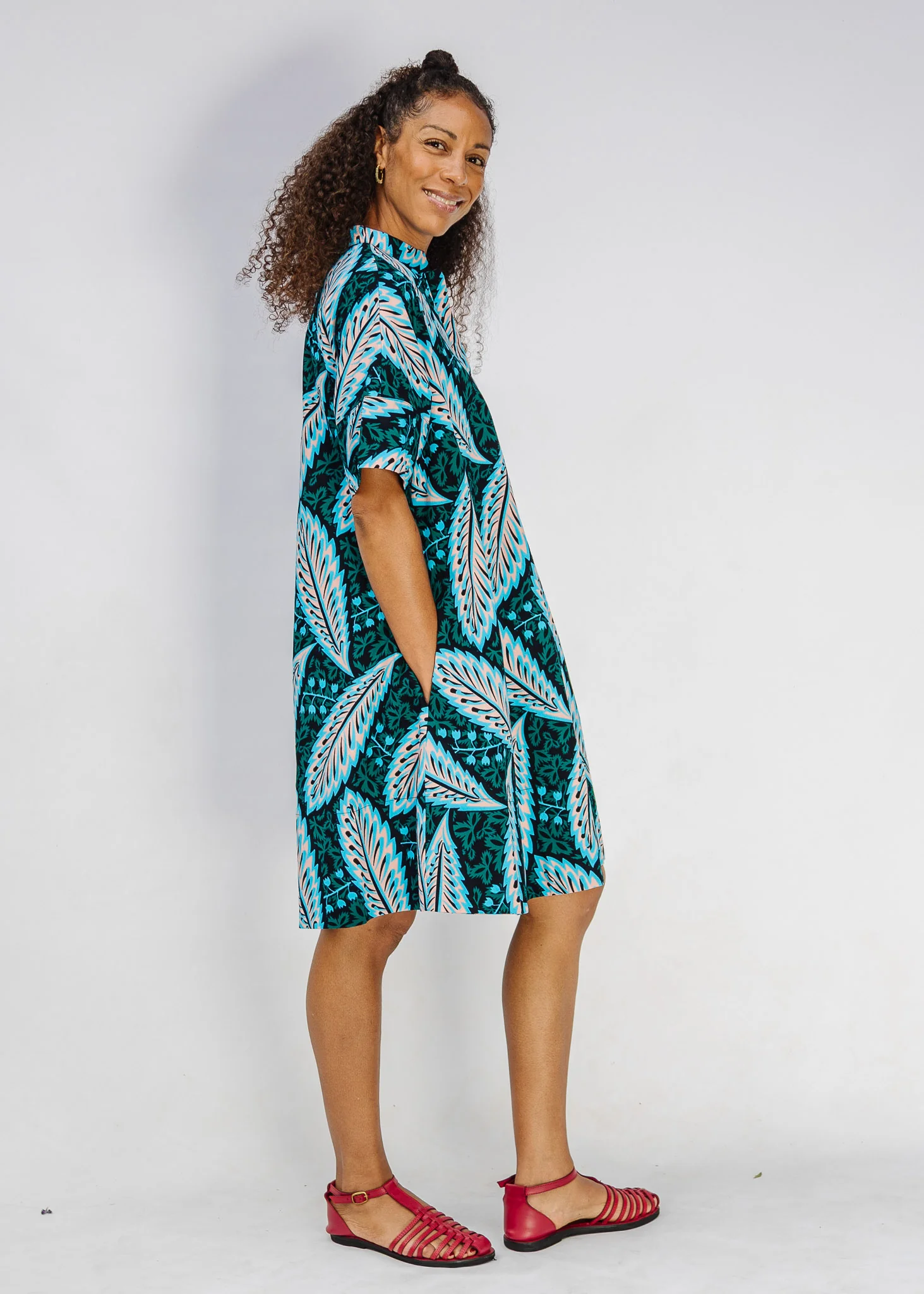 Herbarium Short Sleeved Dress - Image 10