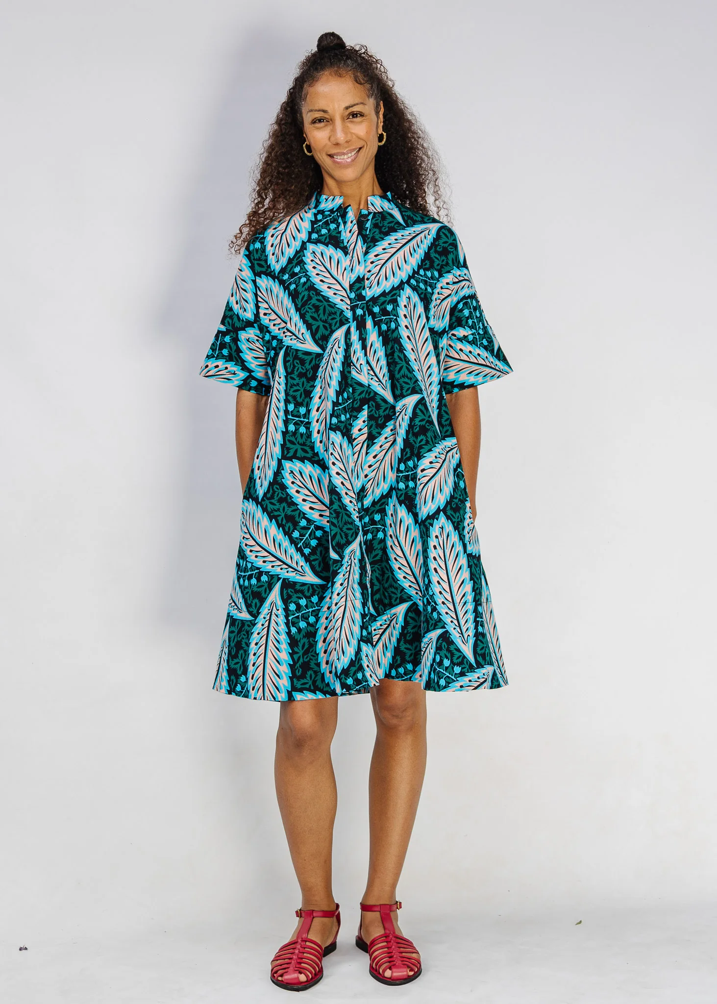 Herbarium Short Sleeved Dress - Image 11