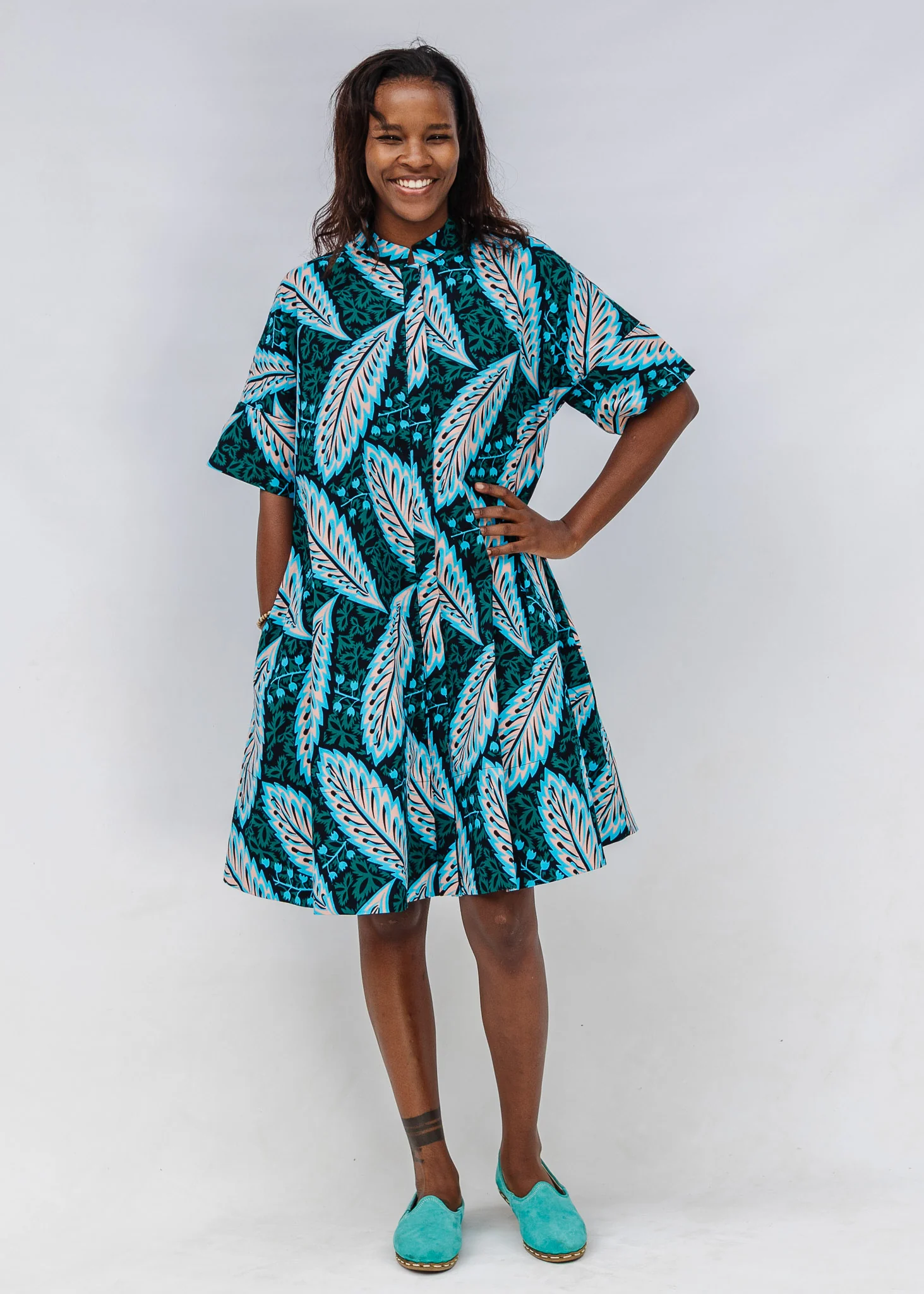 Herbarium Short Sleeved Dress - Image 6