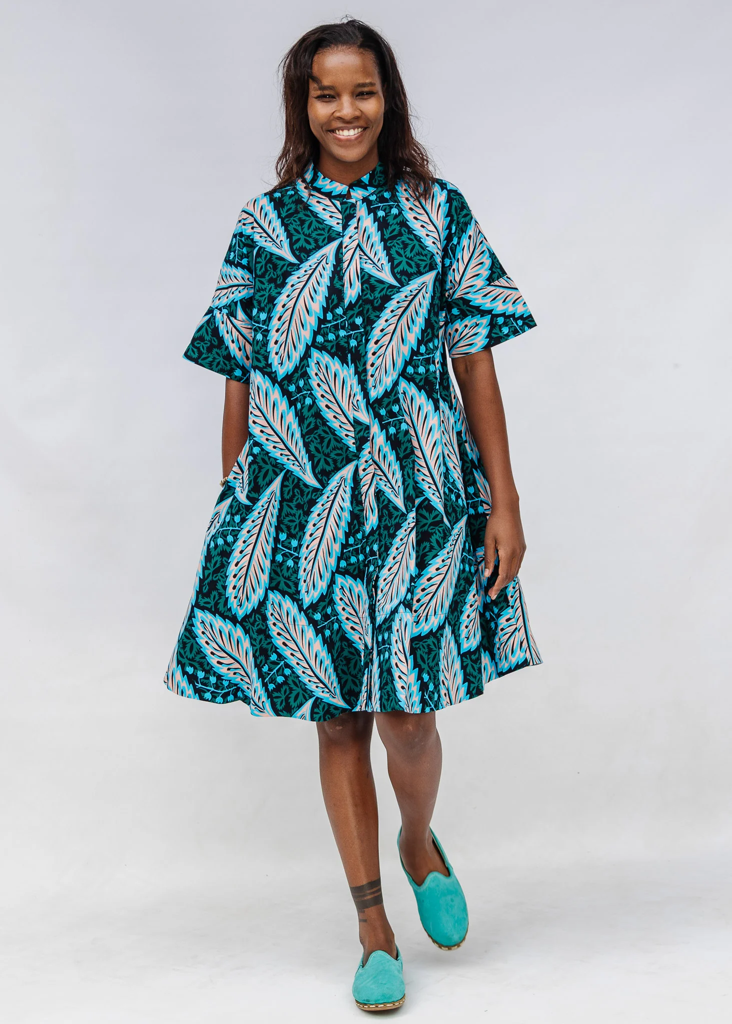 Herbarium Short Sleeved Dress - Image 8