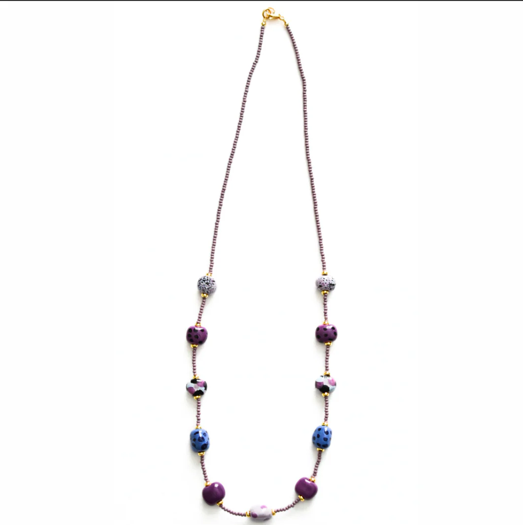 Kazuri Kabit Delicate Necklace 22" - Image 2