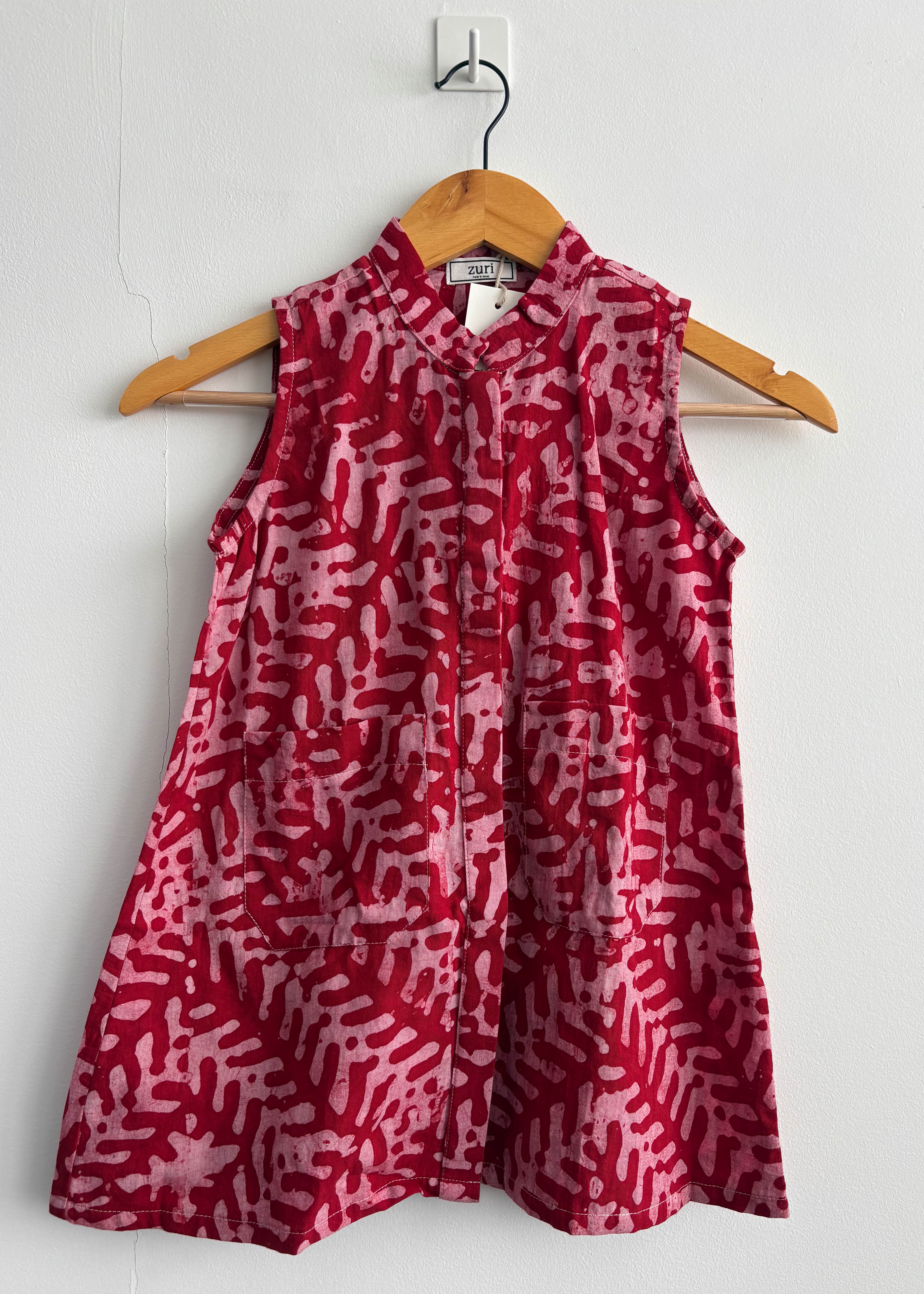 Hand-Printed Kid's Dress - Image 5