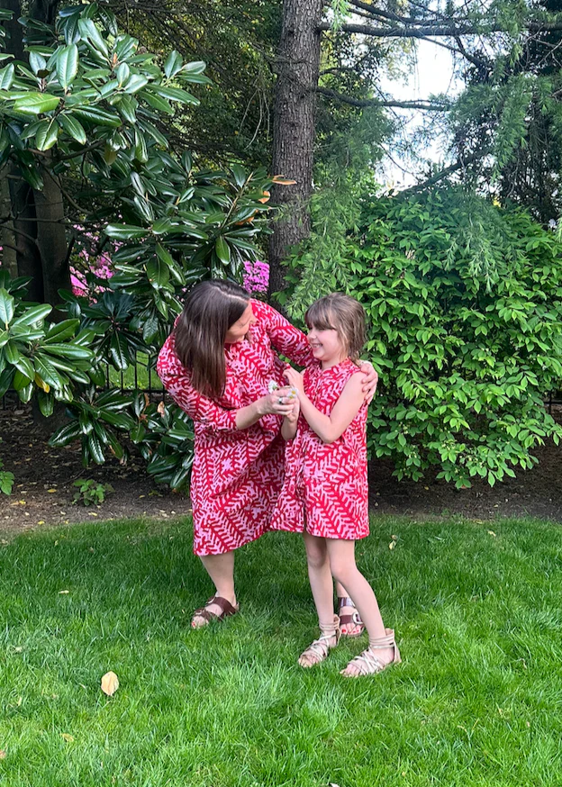Hand-Printed Kid's Dress - Image 8