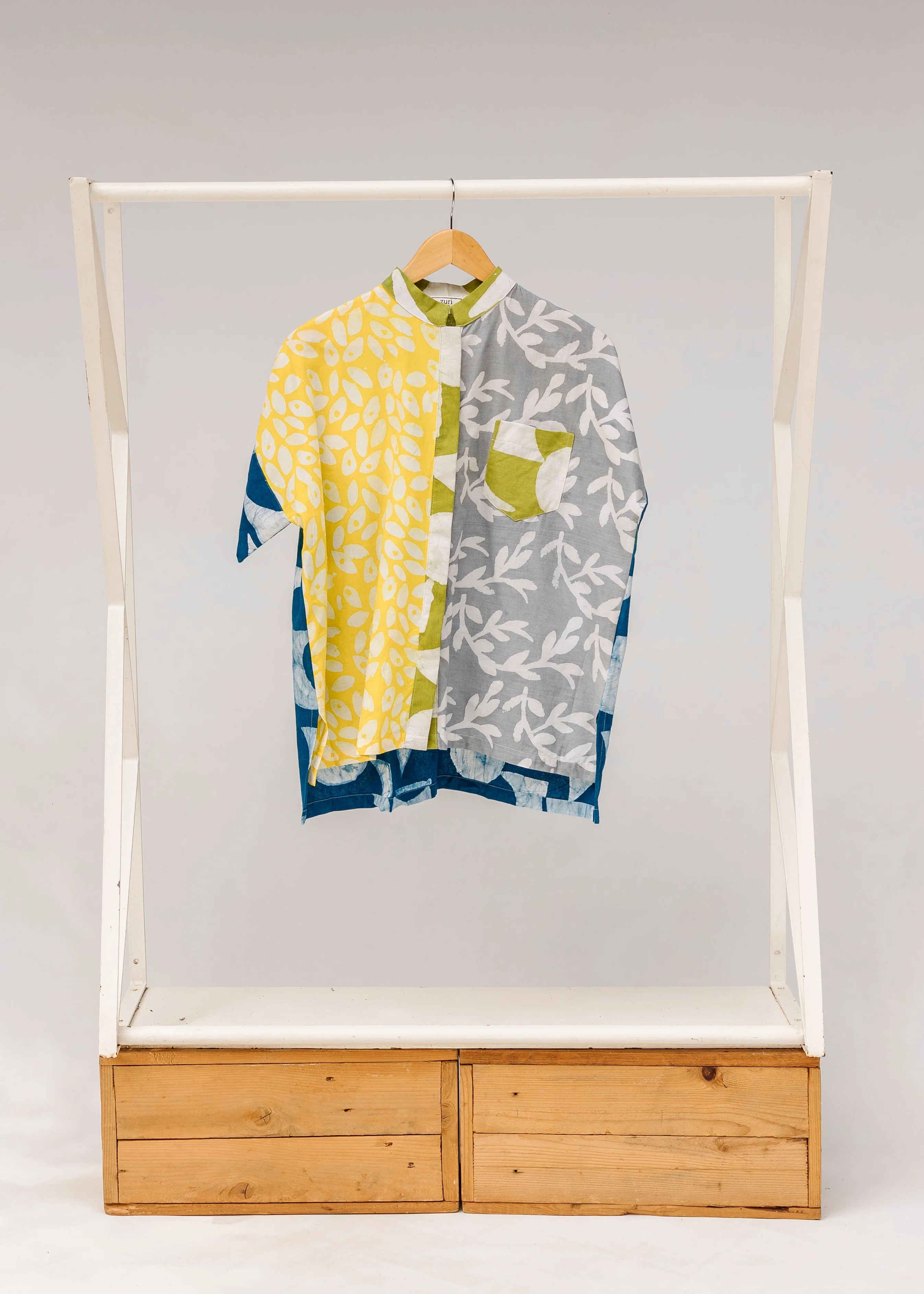 Melange Short Sleeved Shirt - Image 3