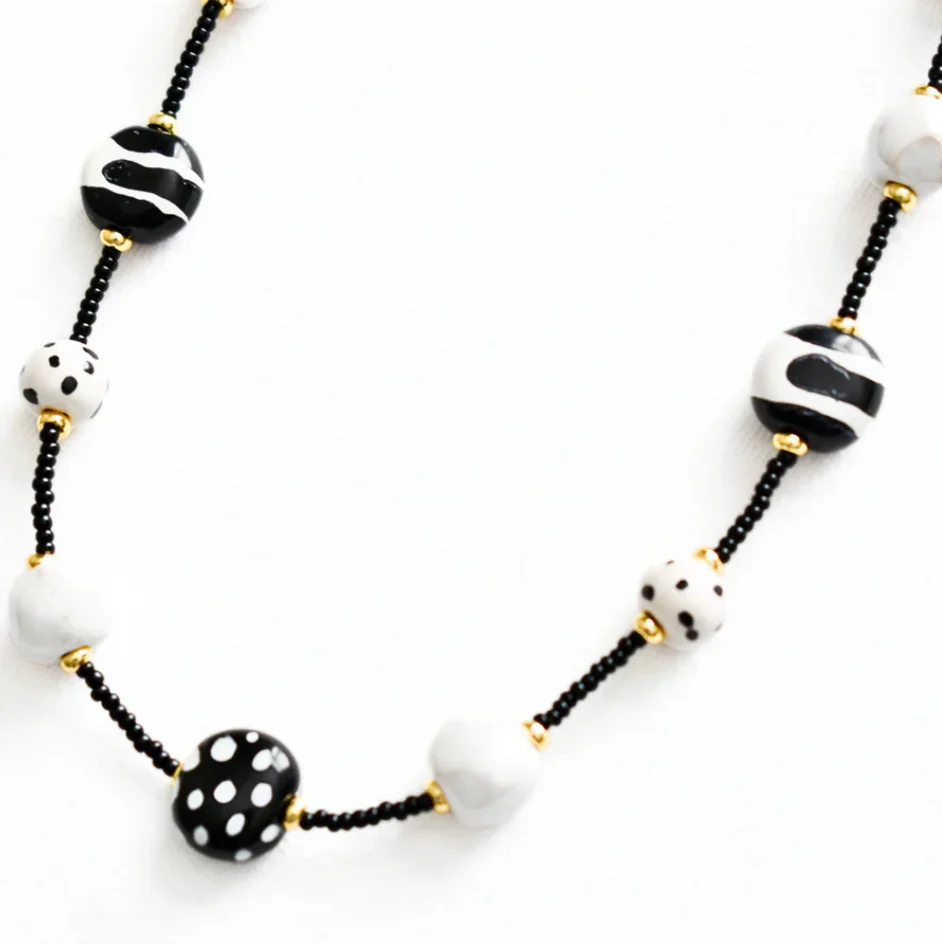 Kazuri Ole Sere Delicate Necklace 22" - Image 2