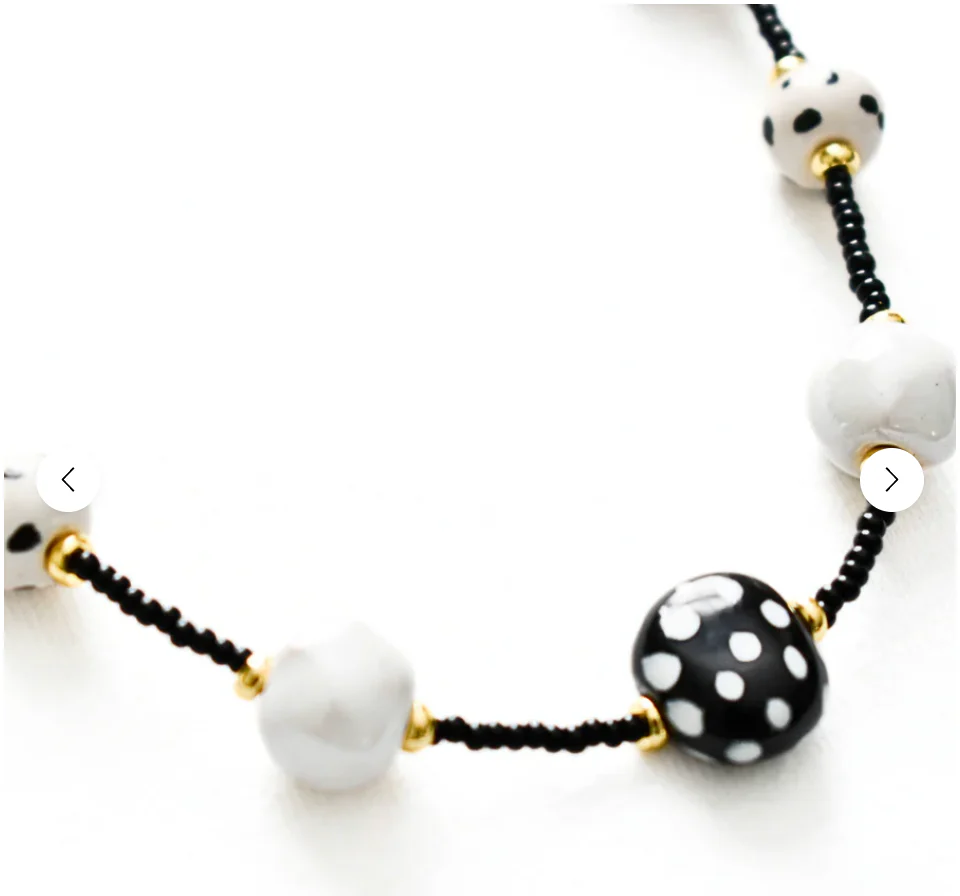 Kazuri Ole Sere Delicate Necklace 22" - Image 3