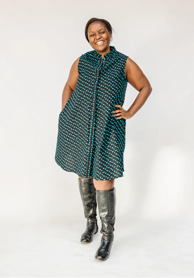 Over the Moon Sleeveless Dress - Image 5