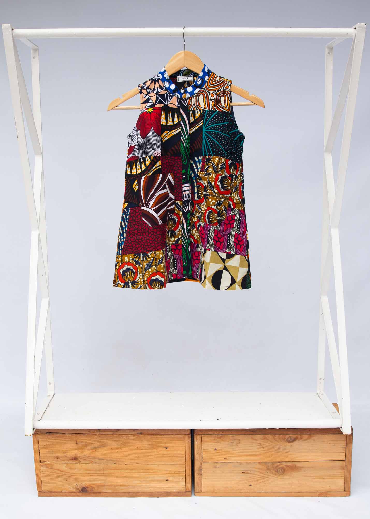Patchwork Kid's Dress - Image 3