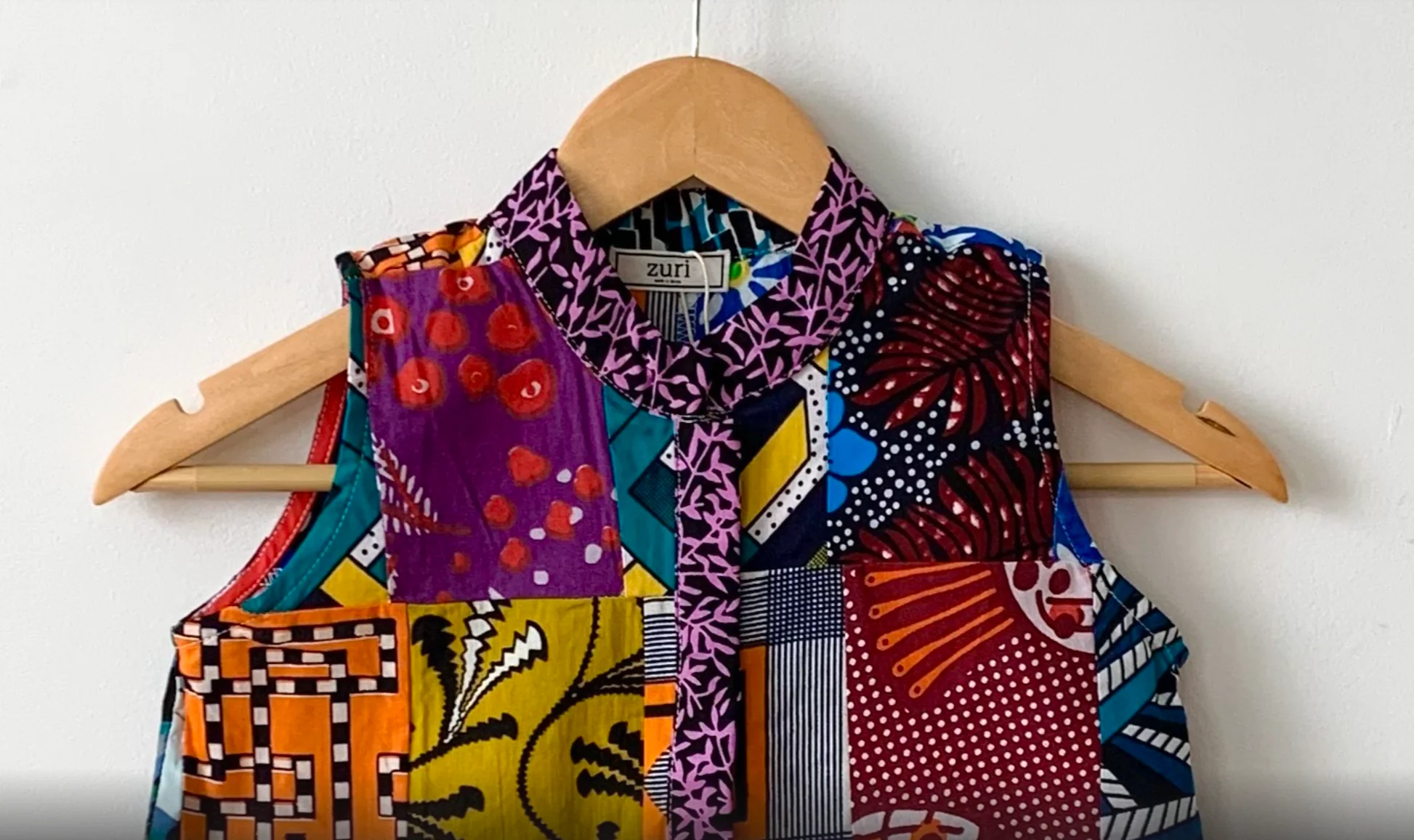 Patchwork Kid's Dress - Image 6