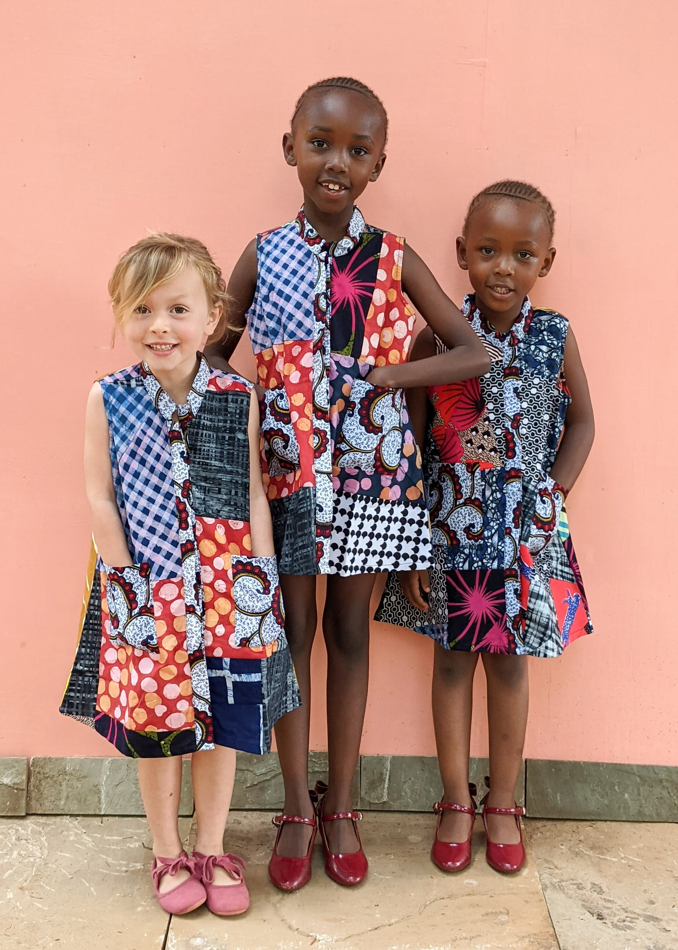 Patchwork Kid's Dress - Image 8