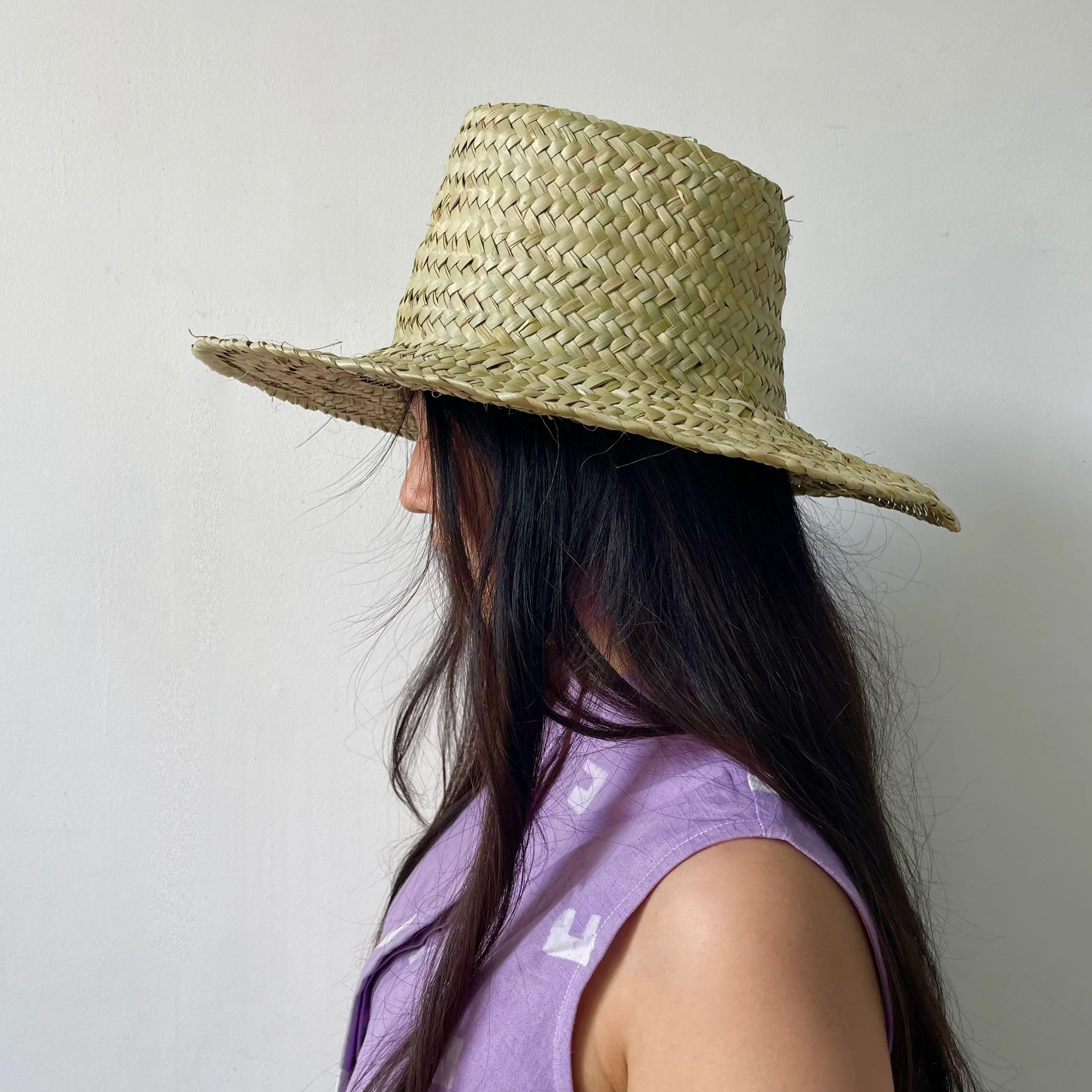 Handwoven Palm Hat - Image 2