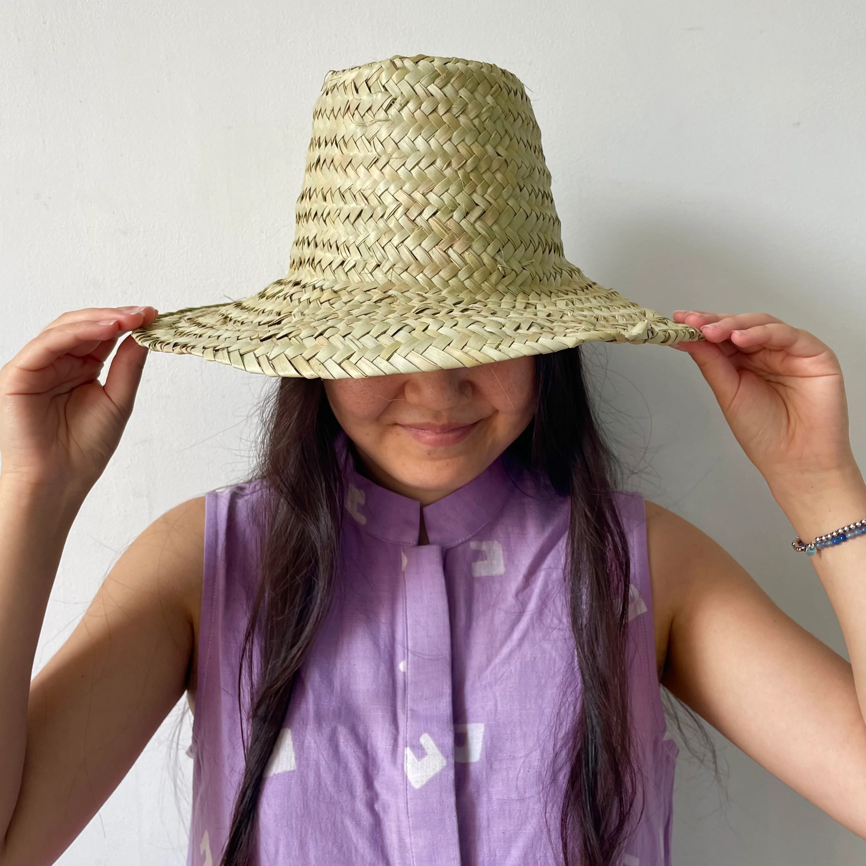 Handwoven Palm Hat - Image 3