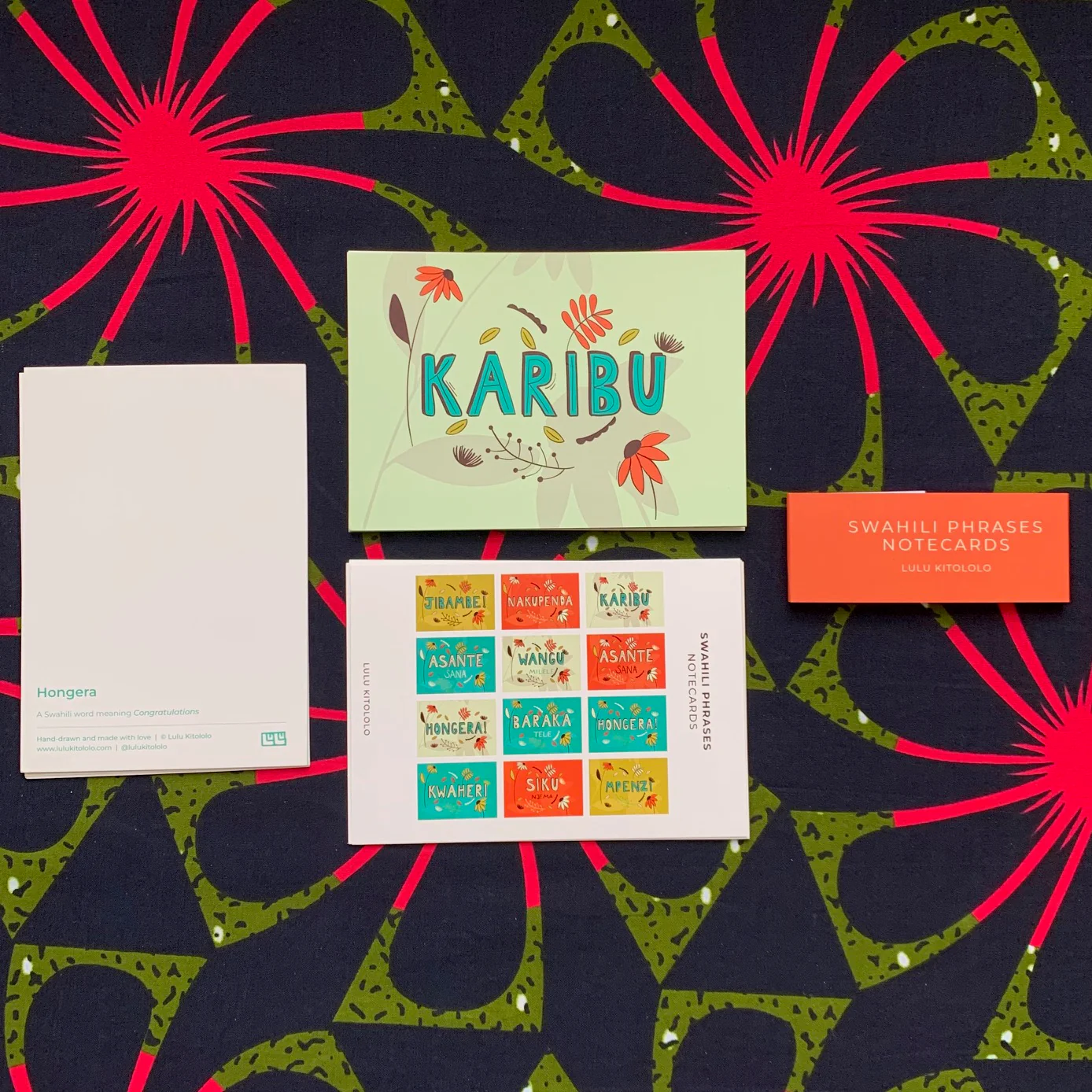 Swahili Phrases Notecards by Lulu Kitololo - Image 3