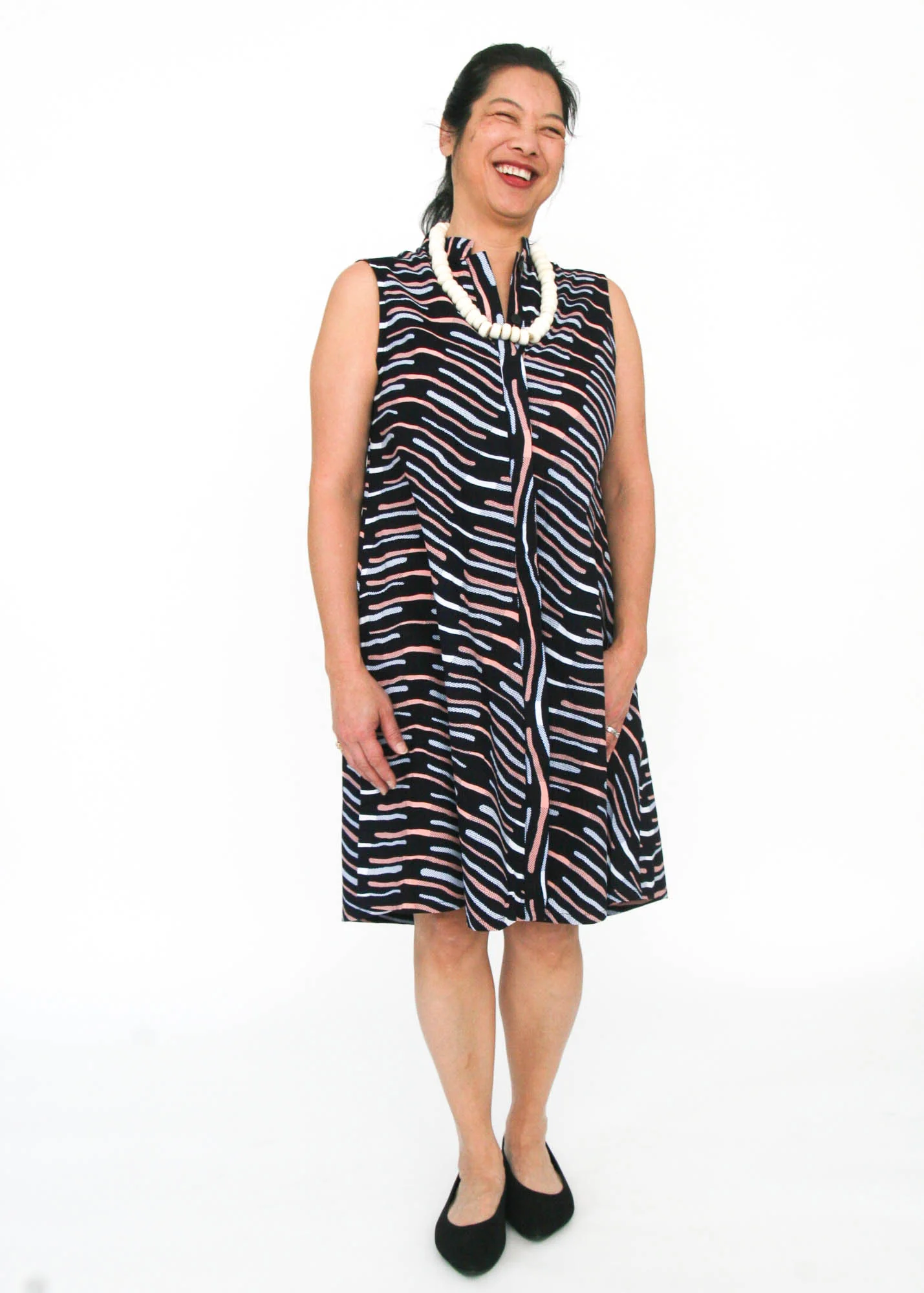 Swoosh Sleeveless Dress - Image 10