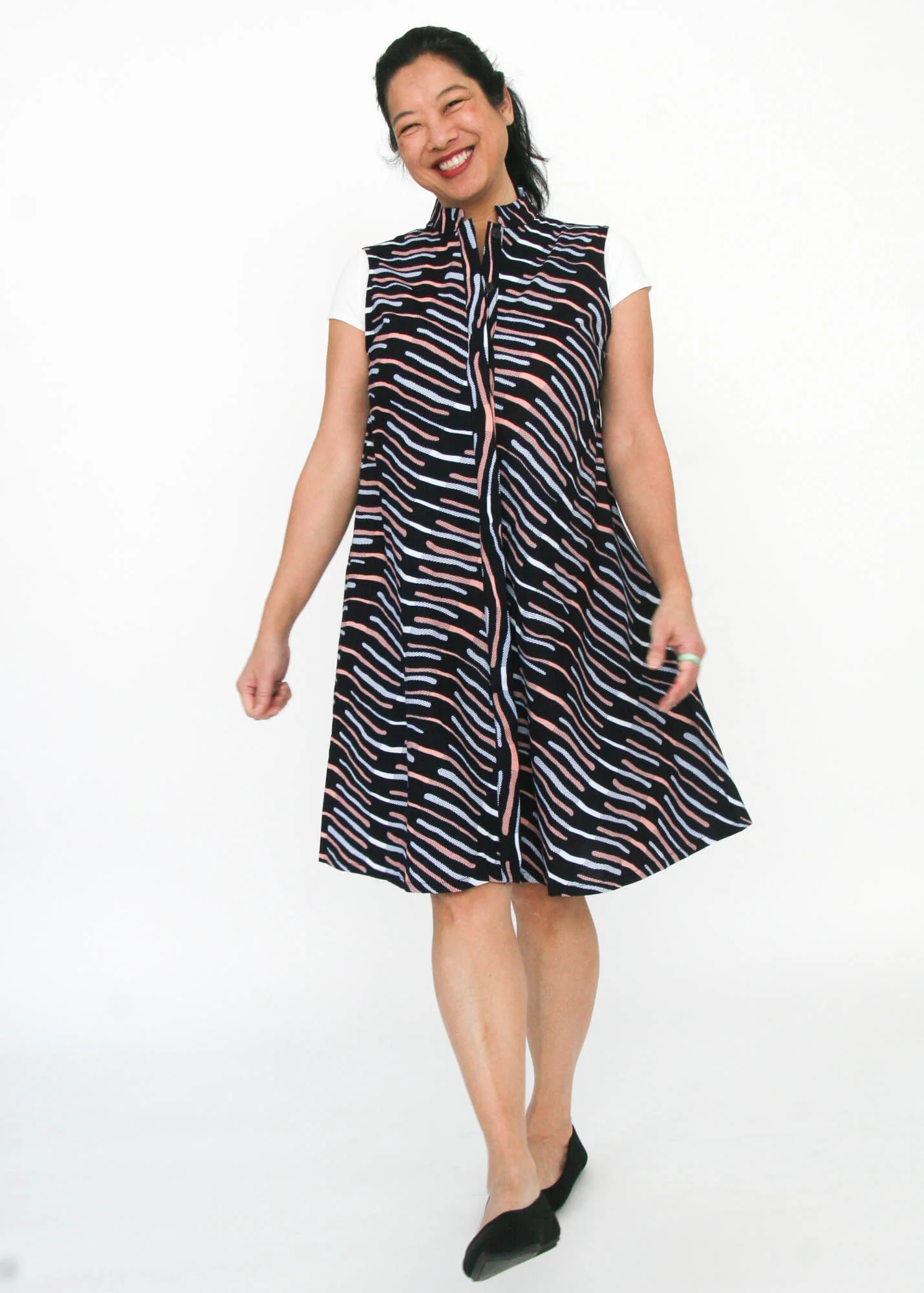 Swoosh Sleeveless Dress - Image 11