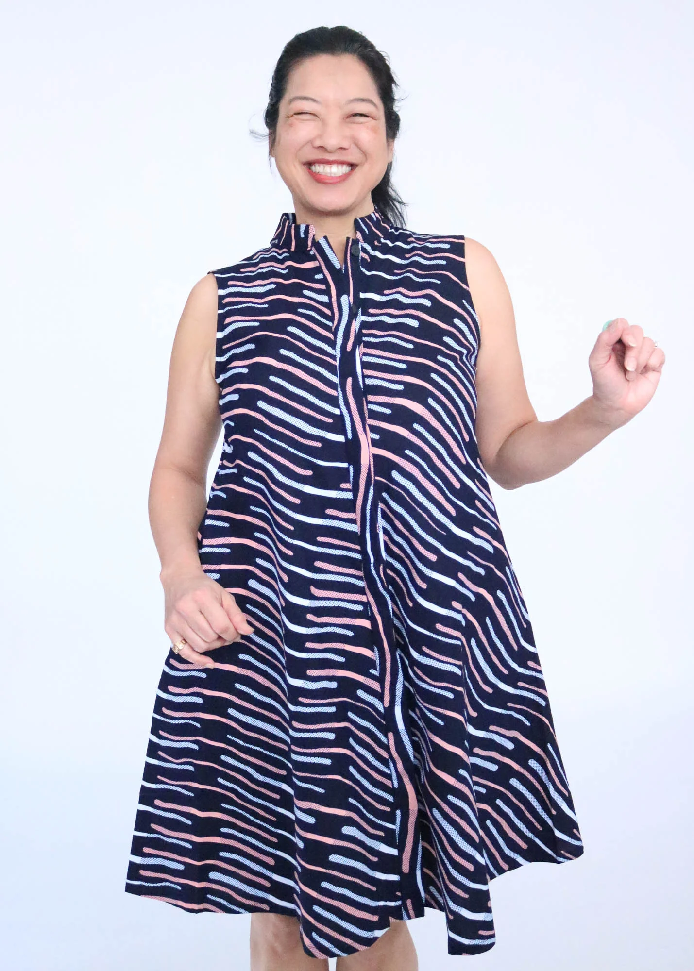 Swoosh Sleeveless Dress - Image 4