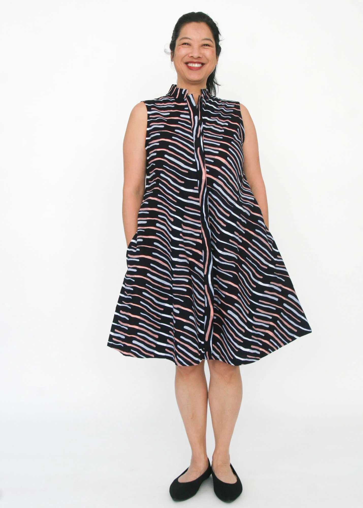 Swoosh Sleeveless Dress - Image 7