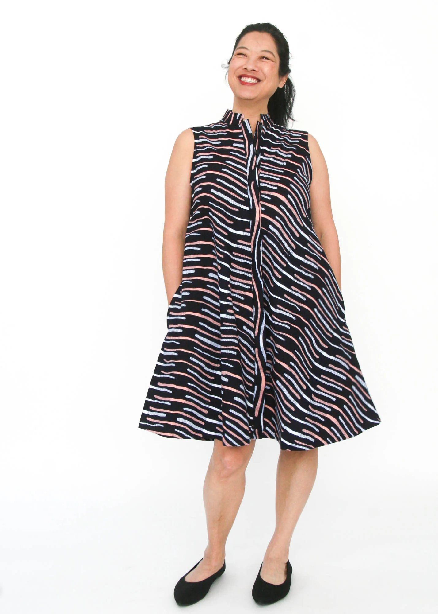Swoosh Sleeveless Dress - Image 9
