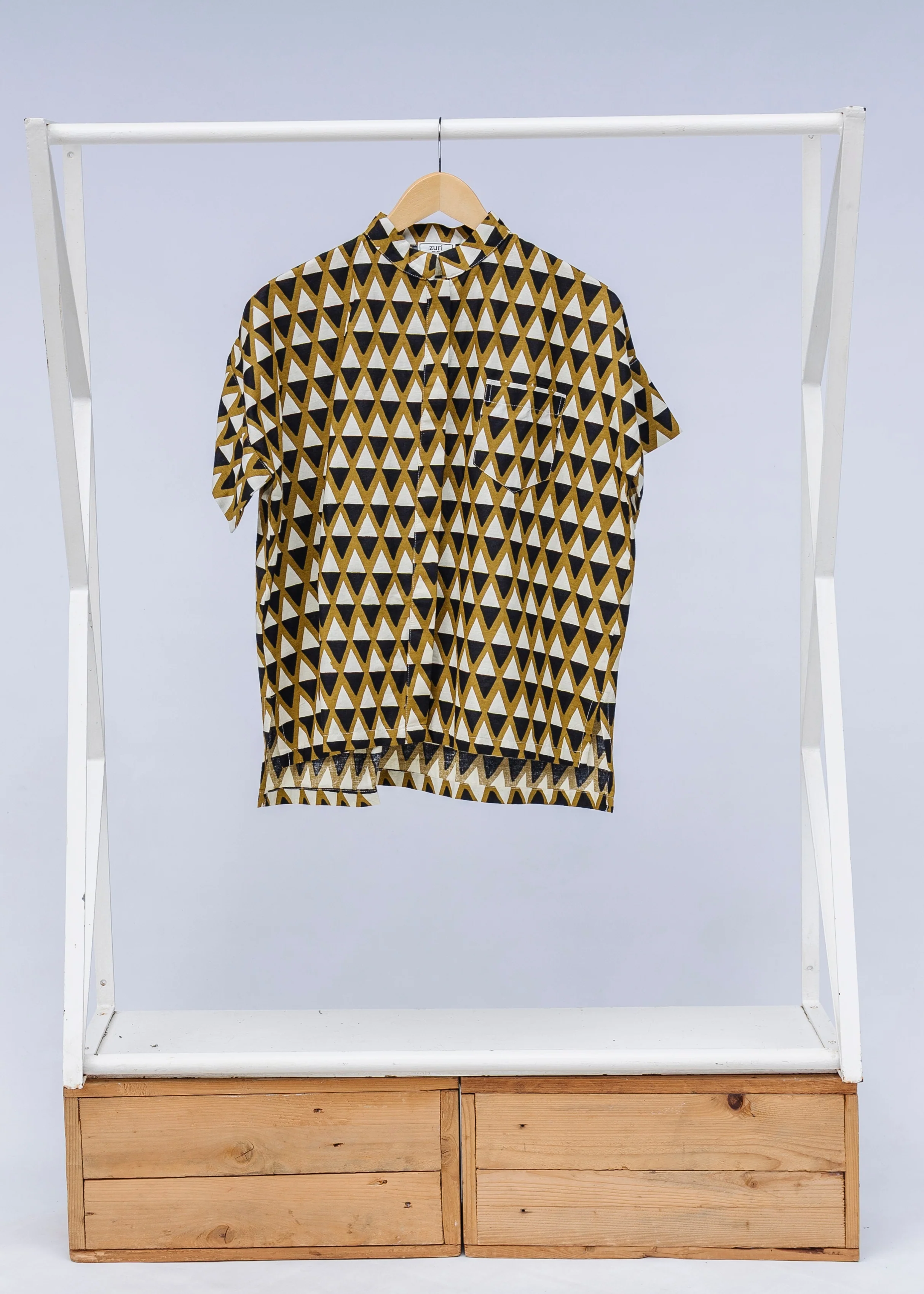 Triangulate Short Sleeved Shirt - Image 3